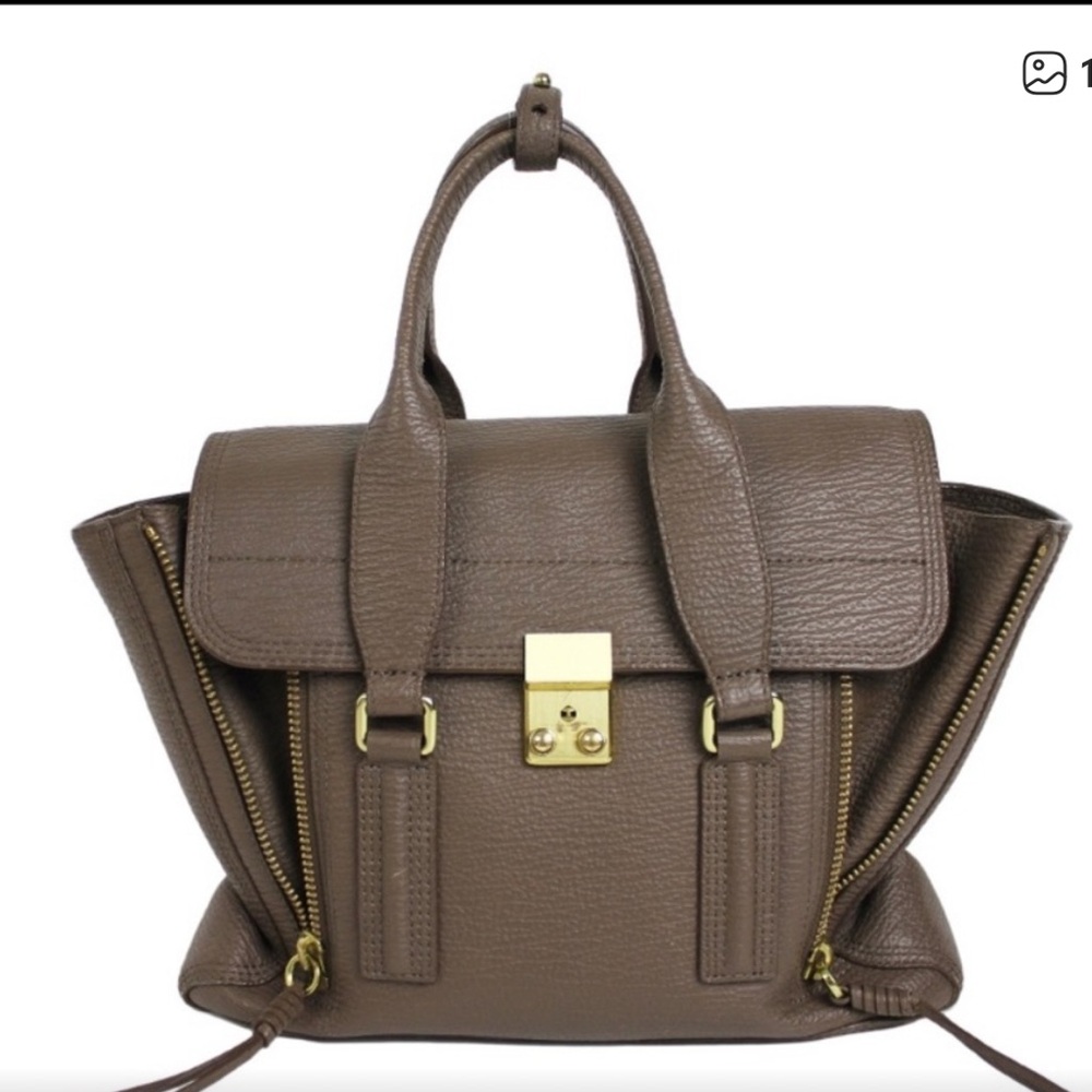3.1 Phillip Lim Taupe Leather Satchel medium